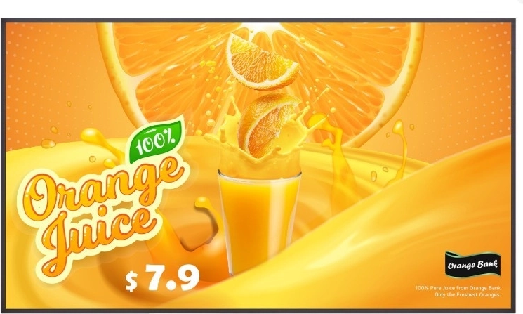 grootformaatmonitor 43" uhd 500 cd/m² voor 24/7 gebruik