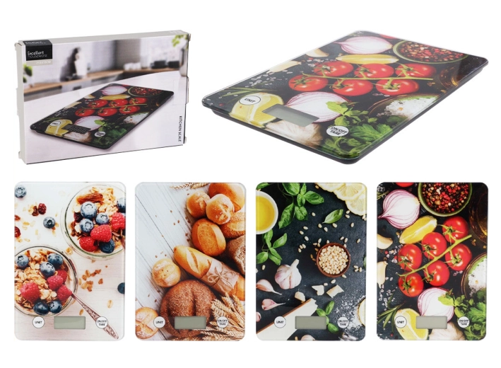 Digitale keukenweegschaal van gehard glas 5 kg