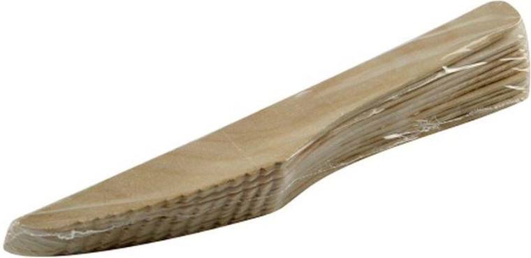 Houten wegwerpmesjes 165 mm (10 stuks)