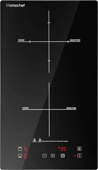 AMZCHEF inductiekookplaat met twee zones