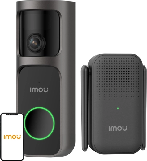 Imou draadloze videodeurbel Doorbell 3 Kit (met ontvanger)