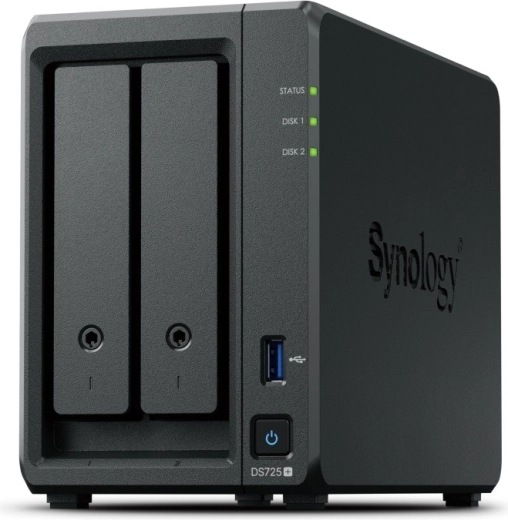 Synology DiskStation DS725+ NAS-server met 2 sleuven