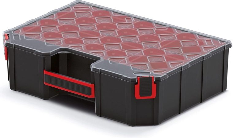 Hoge TAGER-organizer met bakjes 390 × 284 × 105 mm