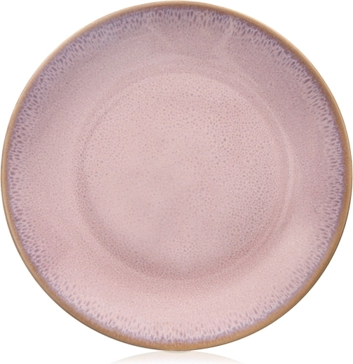 Roze keramisch dessertbord GLAZE 20,5 cm