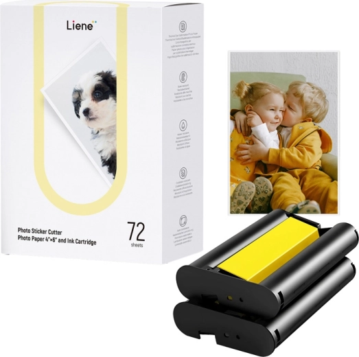 Liene PixCut fotopapier 4x6, 72 vellen