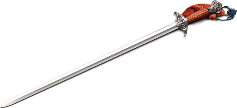 Cold Steel Chinese Leaf Gim Chinese zwaard 84,5 cm met palissander handgreep en houten schede