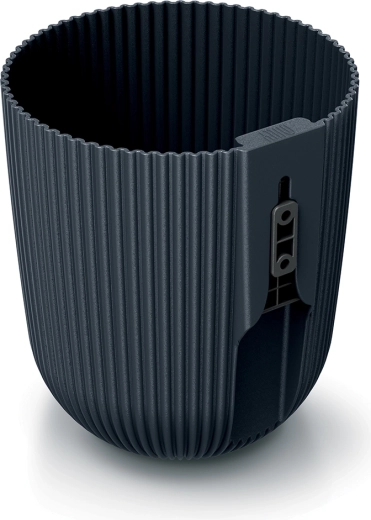 Bloempot Milly Wall 14,6 cm antraciet