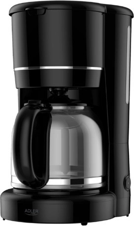 Filterkoffiezetapparaat Adler met een inhoud van 1,5 l, zwart