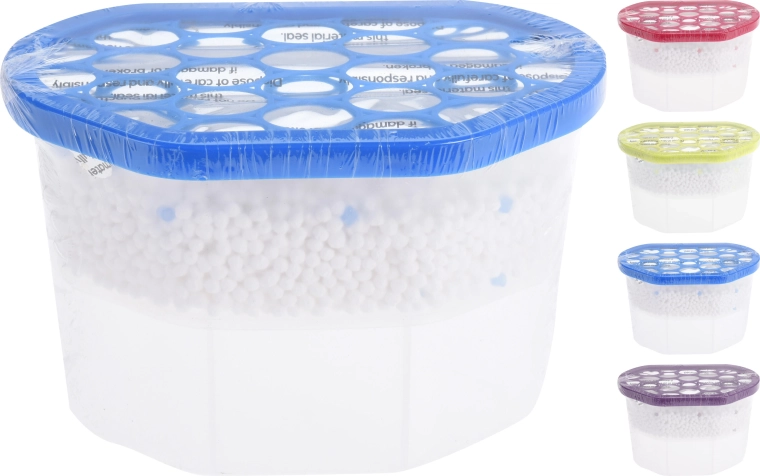 Vochtabsorber 230 g met geur, mix kleuren