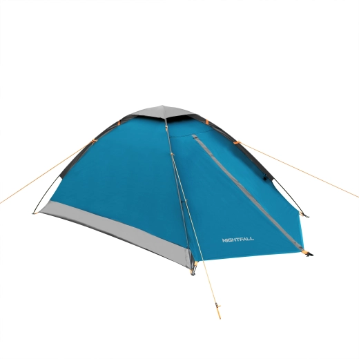 NILS Camp Nightfall trekkingtent voor 2 personen blauwgrijs