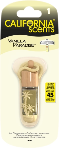 Hangende luchtverfrisser CALIFORNIA SCENTS Vanilla Paradise