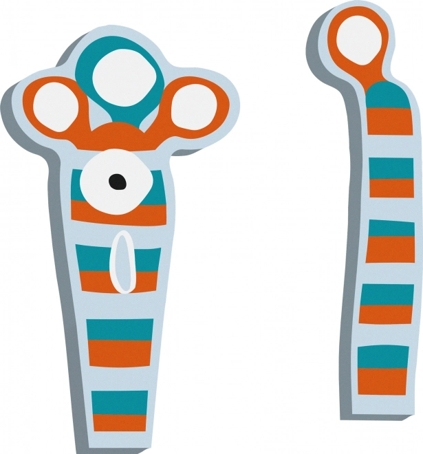 Small Foot ABC-monstertje Reese – bamboe decoratie voor de kinderkamer