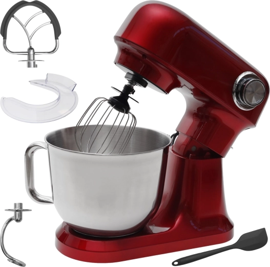 Planetaire keukenrobot Bauerkraft met kom 5 l, 1500 W, rood