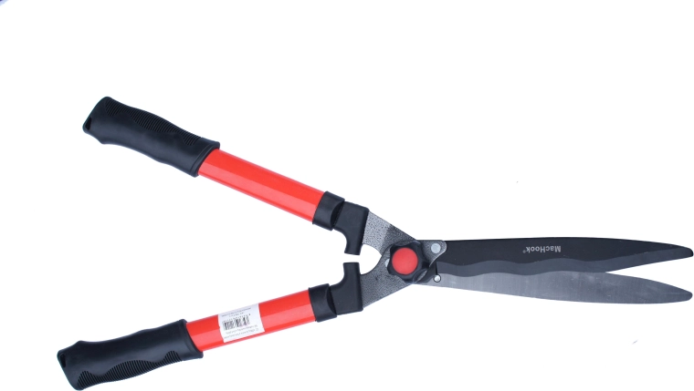 golvende heggenschaar voor struiken en hagen met antiaanbakbladen