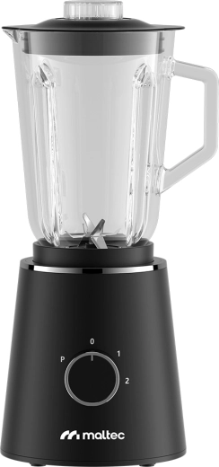 MalTec staande blender met glazen kan 1,5 l en fles 500 ml