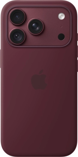 Siliconen hoesje met MagSafe voor Apple iPhone 18 Pro, wijnrood