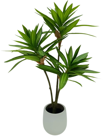 Kunstplant in pot, groene bamboe 65 cm Garden Line