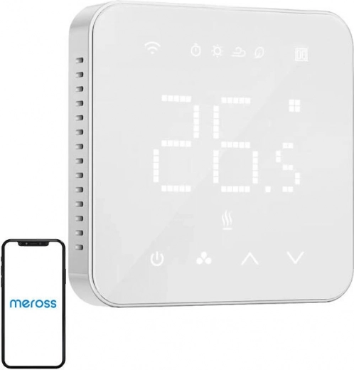 Slimme Wi‑Fi‑thermostaat Meross voor elektrische vloerverwarming (HomeKit)