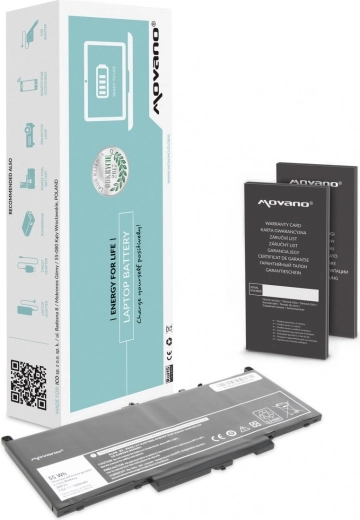 Laptopaccu voor Dell Latitude E7270/E7470 Movano 7200 mAh (55 Wh)