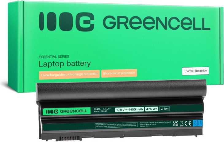 Green Cell-batterij voor Dell Latitude E5520