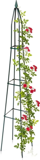 Vilde tuinobelisk voor klimplanten groen 190 cm