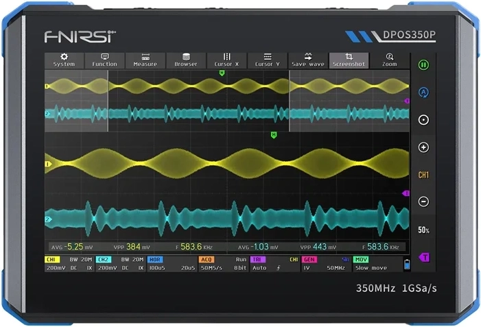 Fnirsi DPOS350P digitale oscilloscoop 4-in-1