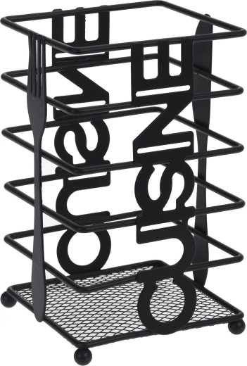 Metalen afdruiprek voor bestek