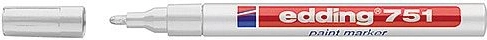 Lakmarker wit Edding 751, 1–2 mm