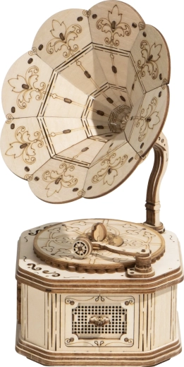 ROBOTIME Rolife 3D houten puzzel Grammofoon