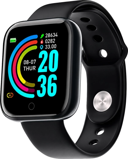 Sportieve slimme armband met hartslagmeting en Bluetooth - 1 stuk