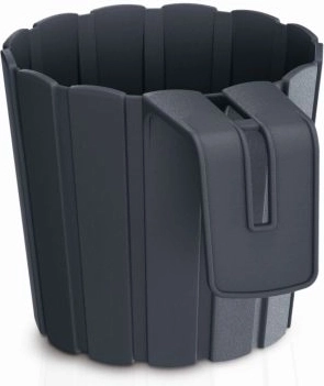 Hangende bloempot Boardee Hook antraciet