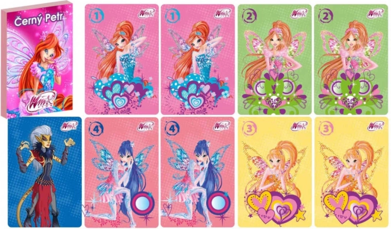 Kaartspel Zwarte Piet Winx Club