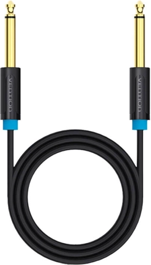 Audiokabel TS 6,35 mm Vention BAABI 3 m (zwart)