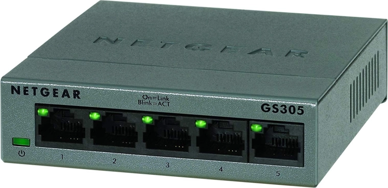 Onbeheerde Netgear-switch met 5 poorten