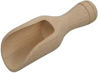 Houten lepel van beukenhout 9 cm