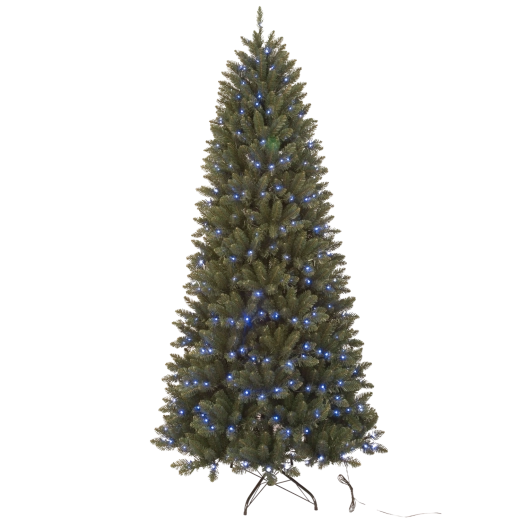 Kunstkerstboom 210 cm groen smart LED multicolor - 1 stuk
