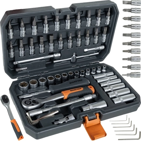 Bigstren gereedschapset in koffer 56 delen 1/4"