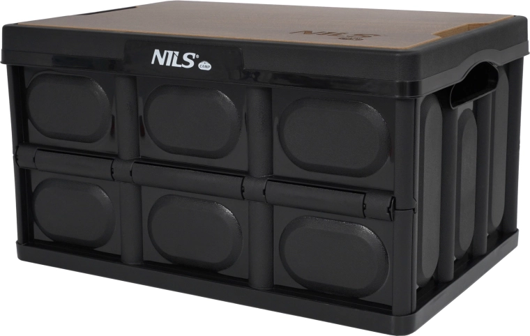 Opvouwbare krat met houten deksel 2-in-1 20 l NILS Camp
