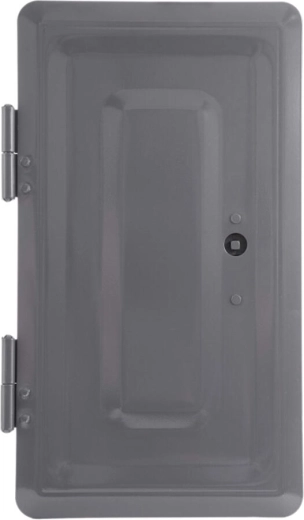 Dubbele schoorsteenluik grijs 160 × 320 mm