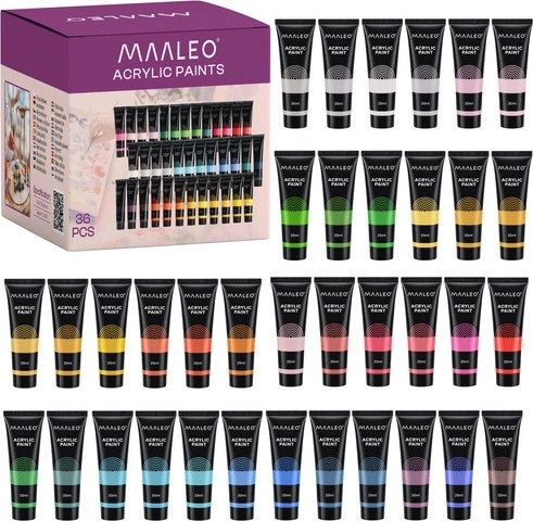 Acrylverf Maaleo 36 × 20 ml
