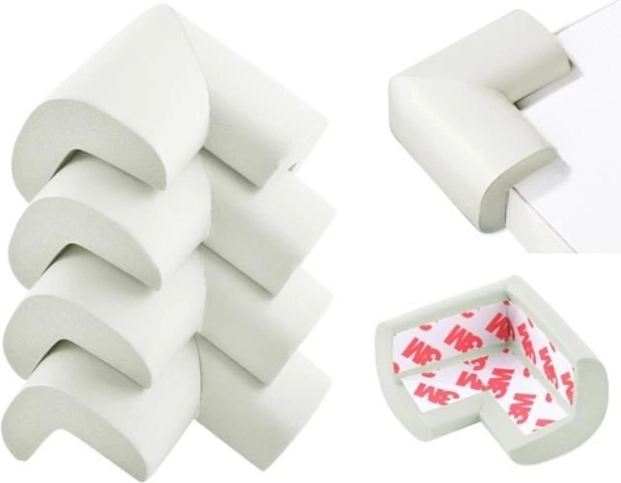 Schuimbeschermers voor hoeken – 4 st. – Wit