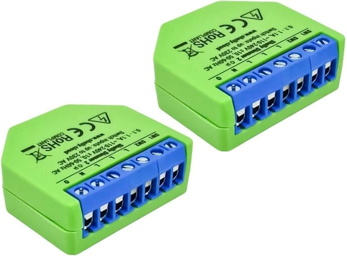 Set van 2 slimme dimmers Shelly Dimmer 2, 230 V, Wi‑Fi