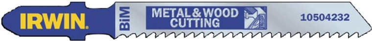 Set decoupeerzaagbladen IRWIN BIM T345XF, 132 mm, voor hout en metaal (5 stuks)