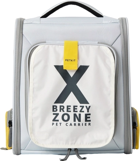 Petkit Breezy X zone rugzak-transporttas voor huisdieren grijs
