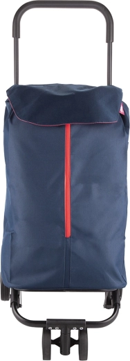 Gimi Twin New blauwe boodschappentrolley op wielen 50 l / 30 kg