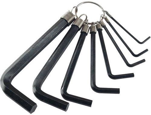 Set inbussleutels 2–10 mm, 8-delig