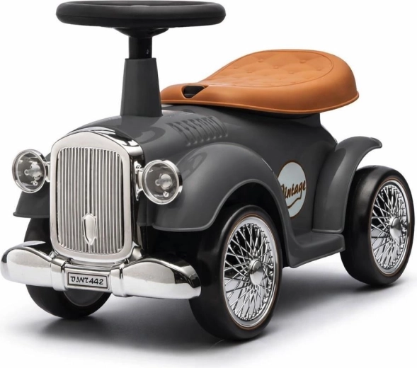 Baby Mix Retro loopauto grijs