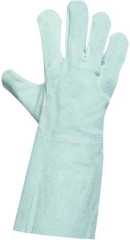 Lasmanshandschoenen MERLIN van rundleersplitleer