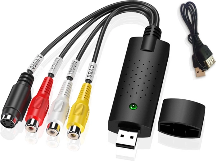 USB-video-opnameapparaat EasyCap voor het digitaliseren van VHS