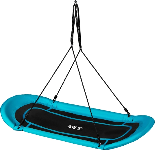 Ovale schommel ooievaarsnest NILS Camp NB5044 blauw